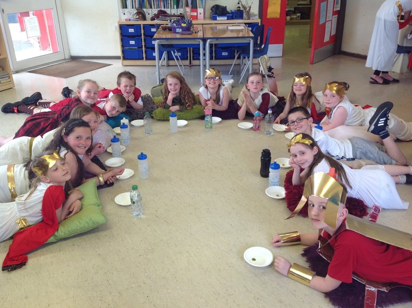 Image of Roman feast