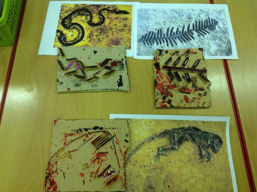 Image of Fossils printing